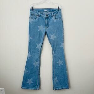 Wrangler Star Flare Blue Jeans Women’s Size 32x36